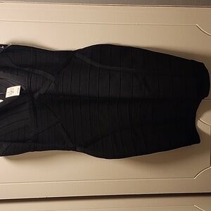 Plus size midi bandage dress